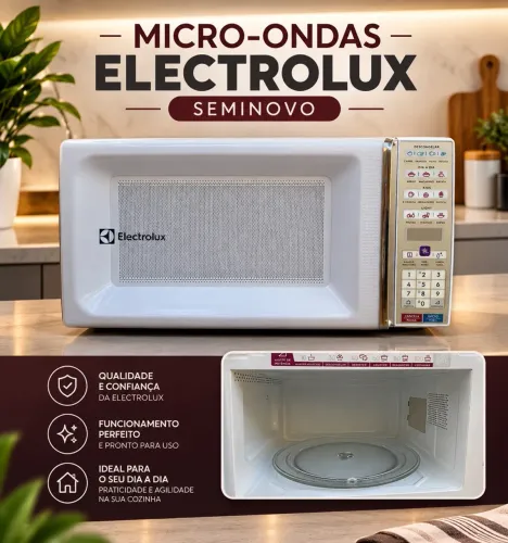 Micro-ondas Electrolux seminovo