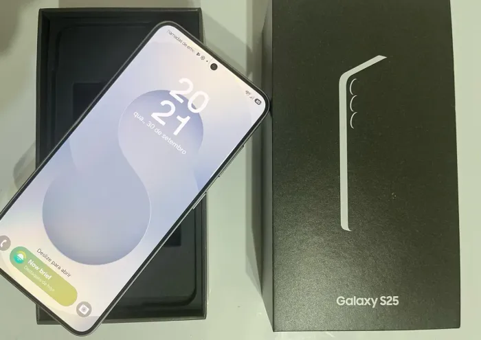 Galaxy S25 256GB - IMPECÁVEL - apenas 1 mês de uso!