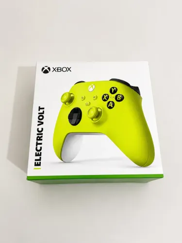 ? Controle Sem Fio Xbox Original Electric Volt Verde - Novo na Caixa