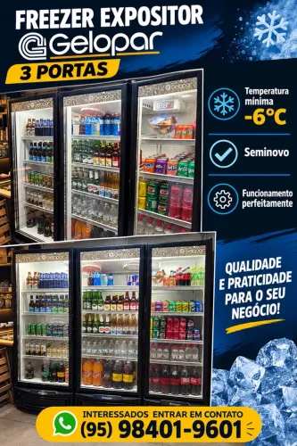 Freezer expositor Gelopar