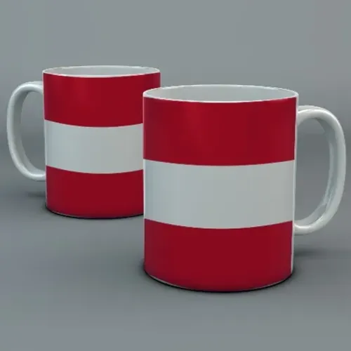 Caneca Áustria Copa 2026 Personalizada