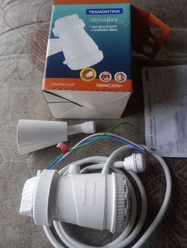 Chuveiro Ducha Elétrica Tramontina Senseday 3 temperaturas 5500W 220V