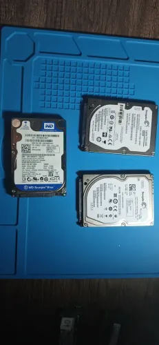 KIT HDs DE NOTEBOOK - 500GB + 300GB + 120GB - NOVOS