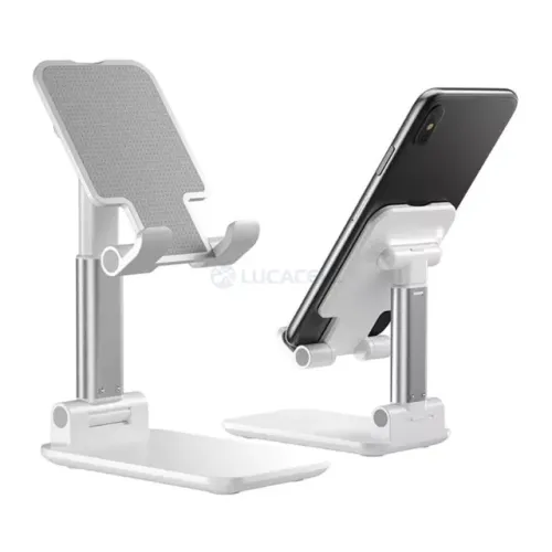 Suporte Celular de Mesa Retrátil Dobrável Móvel Tablet