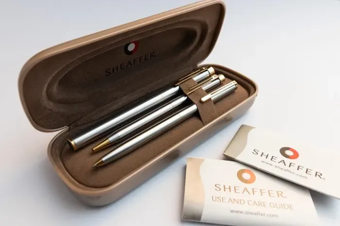 Caneta Tinteiro Sheaffer Pena Ouro 14k 585 USA Na Caixa