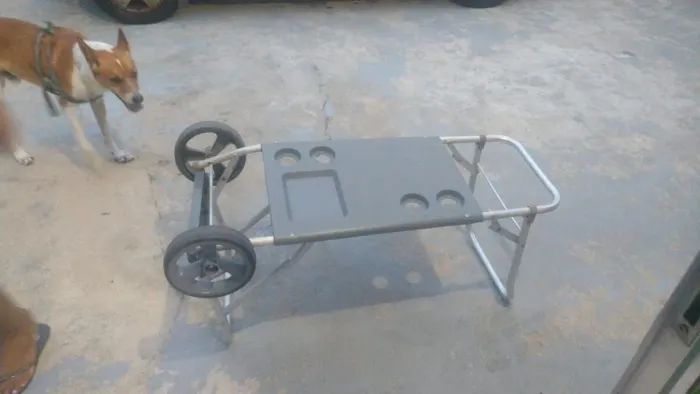 Carrinho pra leva culer e cadeira de praia