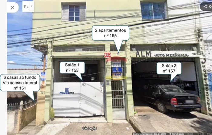 Imóvel comercial no bairro da Água Fria, 575 m2, renda mensal 6.000,00