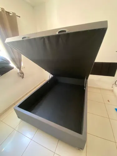 Cama Baú Direto da Fábrica | Casal, Queen, King, Solteiro | Frete Grátis