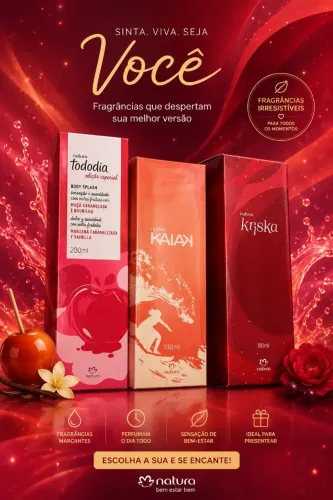 Vendo perfumes natura
