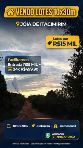 Loteamento joia de itacimirin 