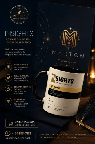Pré venda LIVRO INSIGHTS / brinde caneca personalizada
