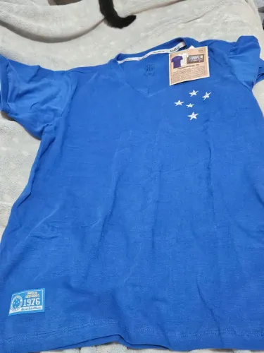 Camisa do Cruzeiro RetroMania Retro 1976 Libertadores - Masculina