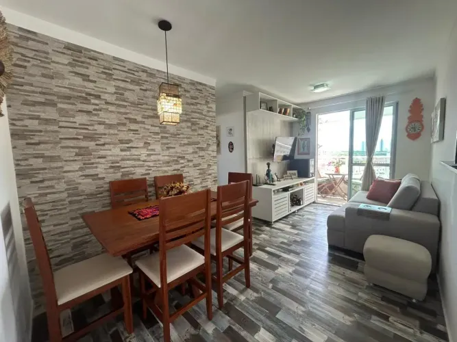 Lindo Apartamento 3/4 Suite e 2 vagas 70M² No Condomínio Villa Park - Ponta Negra