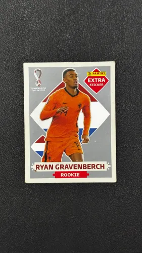 Figurinha Legend Prata Ryan Gravenberch (Países Baixos) 2022 - Rara - Perfeito Estado