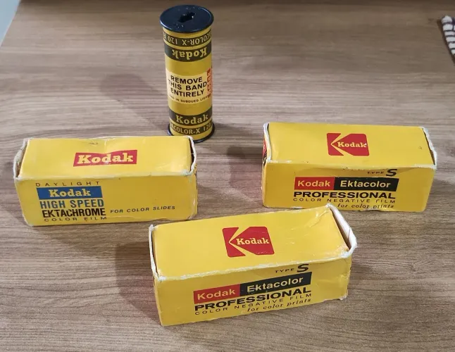 Filmes Kodak americano anos 70 lacrados 