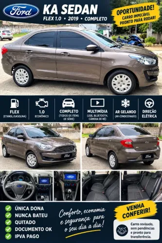 Ford KA+ Sedan 1.0 Tivct Flex 4P 2019