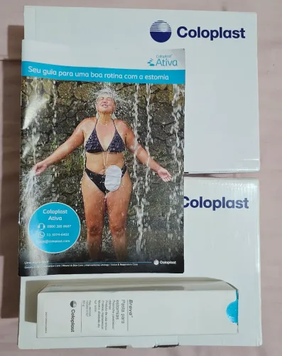 30 Bolsas colostomia coloplast +1 pasta Brava