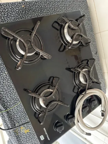 Fogão cooktop da Brastemp 