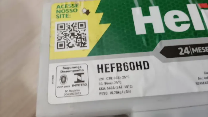 Bateria de carro Heliar 60Ah