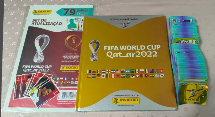 Álbum completo copa 2022 para colar