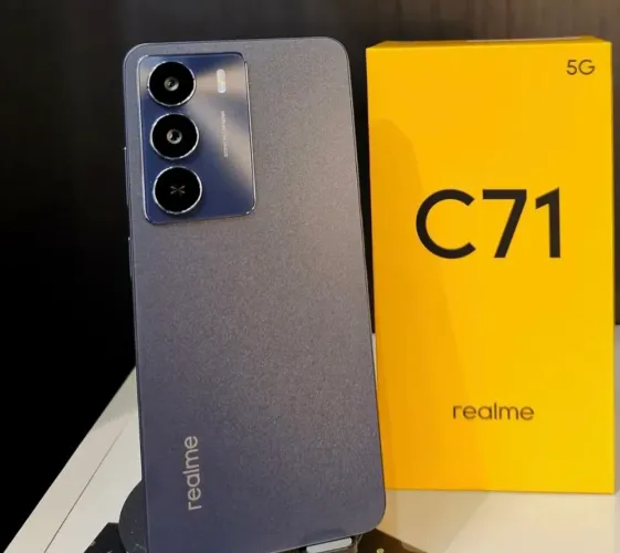 Realme C71 Lançamento - 5G - 256/8 Preto Lacrado
