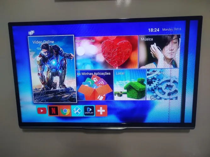 Tv Philips Ambilight 43 POLEGADAS - Com Detalhe 