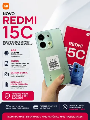 CELULAR REDMI 15 C 128GB 8 RAM