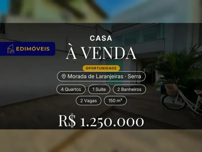 Espaço e Funcionalidade: Casa com 3 Quartos em Morada de Laranjeiras