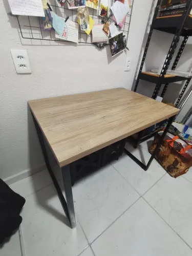 Mesa Escritório 90cm Industrial 