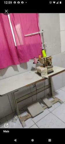 Máquina de costura goleira ( aceito cartão)