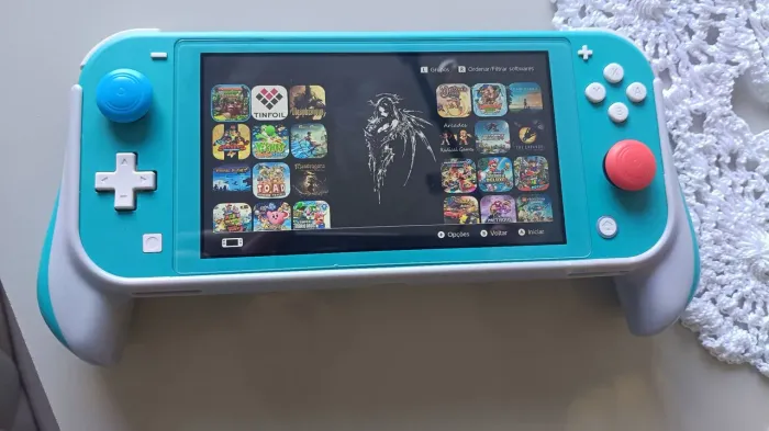 Nintendo switch lite verde desblokeado