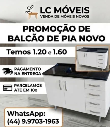 BALCÕES DE PIA NOVO