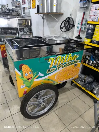 Carrinho de milho top