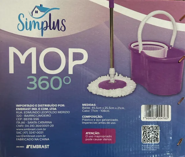 Esfregão giratório Simplus