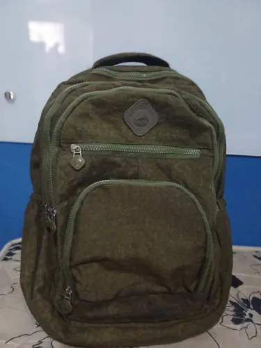 Mochila Verde Militar 100% Poliester