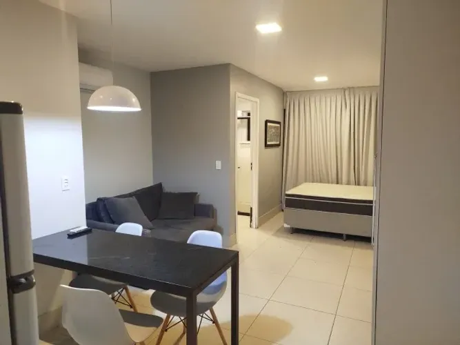 Flat mobiliado Lagoa Nova