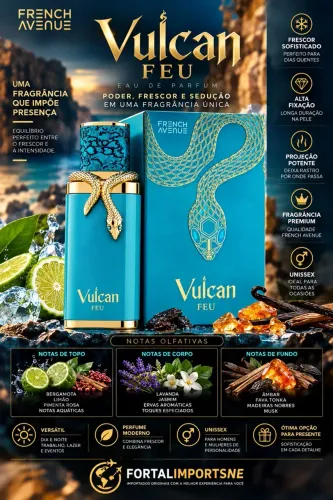 Perfume Árabe Vulcan Féu