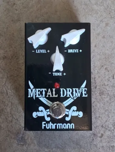 Pedal Fuhrmann Metal Drive - Distorção High Gain Profissional