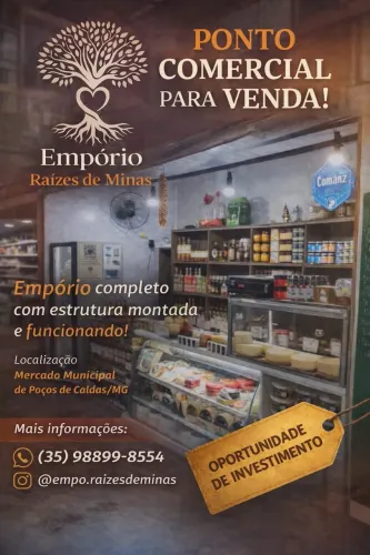 Empório a venda com faturamento - Ponto montado pronto para funcionar 