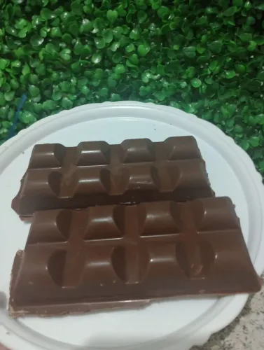 Barras de chocolate com recheio de ninho com Nutella