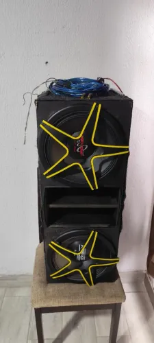 Box com 2 swbwoofer