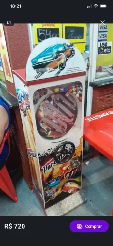 Máquina de bolinha de volante
