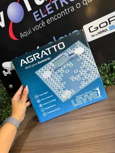 Balança Digital Suporta ate 180KG - AGRATTO 