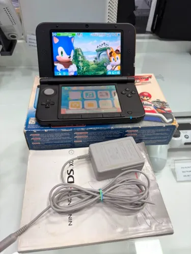 Nintendo 3ds XL lindo seminovo serial nao bate c caixa