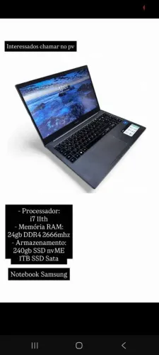 NOTEBOOK SAMSUNG POTENTE E RÁPIDO! ?