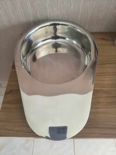 Comadre aço inox tipo Pá aparadeira coletor urina e fezes