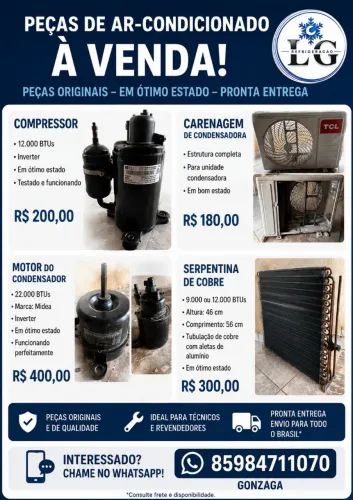 Peças de ar condicionado 