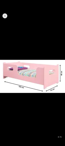 Mini cama infantil menina