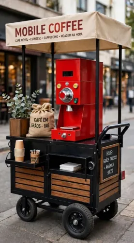 Máquina de moer café raiar com balança