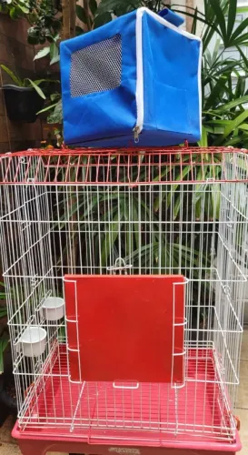 Gaiola Viveiro + Bolsa Transporte